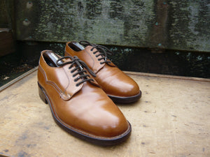 JOSEPH CHEANEY VINTAGE VELDTSCHOEN DERBY –  BROWN / TAN - UK 9 – NEATH – EXCELLENT CONDITION