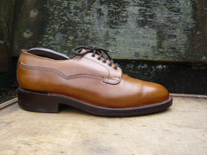 JOSEPH CHEANEY VINTAGE VELDTSCHOEN DERBY –  BROWN / TAN - UK 9 – NEATH – EXCELLENT CONDITION