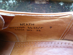 JOSEPH CHEANEY VINTAGE VELDTSCHOEN DERBY –  BROWN / TAN - UK 9 – NEATH – EXCELLENT CONDITION