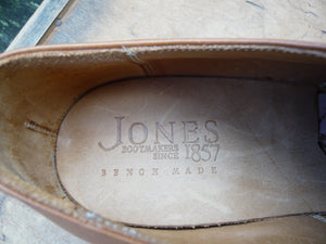 JOSEPH CHEANEY VINTAGE VELDTSCHOEN DERBY –  BROWN / TAN - UK 7 UNWORN CONDITION