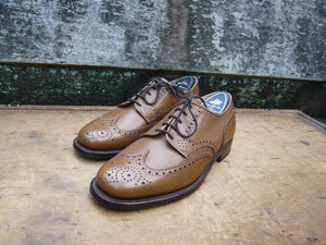 CROCKETT & JONES BROGUES – BROWN / TAN - UK 6.5 – SANDHURST – UNWORN CONDITION