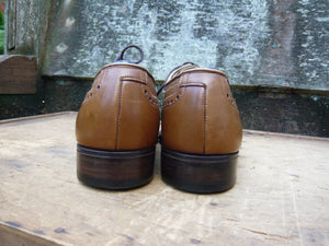 CROCKETT & JONES BROGUES – BROWN / TAN - UK 6.5 – SANDHURST – UNWORN CONDITION