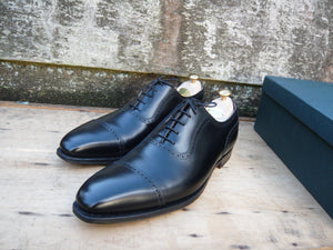 CROCKETT & JONES BROGUES – BLACK - UK 12 – WESTBOURNE - SUPERB CONDITION