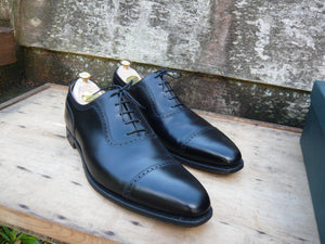 CROCKETT & JONES BROGUES – BLACK - UK 12 – WESTBOURNE - SUPERB CONDITION