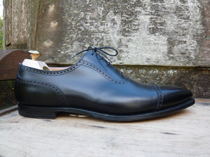 CROCKETT & JONES BROGUES – BLACK - UK 12 – WESTBOURNE - SUPERB CONDITION