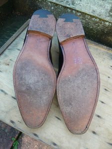 CROCKETT & JONES BROGUES – BLACK - UK 12 – WESTBOURNE - SUPERB CONDITION