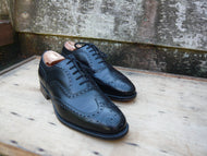 CHURCH’S VINTAGE BROGUES – BLACK –  UK 7.5 – NENE – WORN ONCE