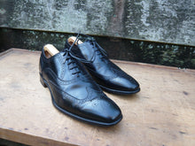 Load image into Gallery viewer, JOSEPH CHEANEY BROGUES – BLACK – UK 8.5 – EDINBURGH – EXCELLENT CONDITION
