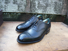 Load image into Gallery viewer, CHURCH’S BROGUES – BLACK – UK 7.5 - PERTH – UNWORN CONDITION
