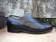 Load image into Gallery viewer, CHURCH’S BROGUES – BLACK – UK 7.5 - PERTH – UNWORN CONDITION
