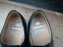 Load image into Gallery viewer, CHURCH’S BROGUES – BLACK – UK 7.5 - PERTH – UNWORN CONDITION
