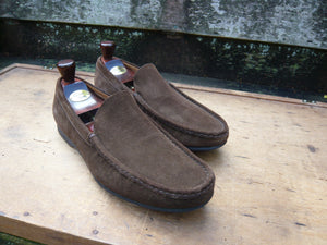 CHURCH’S LOAFERS – BROWN SUEDE – UK 9 – TOLOMEO – EXCELLENT CONDITION