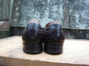 CHURCH’S BROGUES – BROWN / EBONY - UK 12 – BURWOOD – EXCELLENT CONDITION