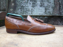 Load image into Gallery viewer, CROCKETT &amp; JONES VINTAGE TASSEL LOAFERS – BROWN / TAN - UK 8 – EXCELLENT CONDITION
