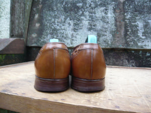 CROCKETT & JONES VINTAGE TASSEL LOAFERS – BROWN / TAN - UK 8 – EXCELLENT CONDITION