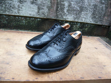 Load image into Gallery viewer, CHURCH’S BROGUES – BLACK - UK 10 – BURWOOD - UNWORN CONDITION
