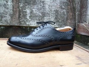 CHURCH’S BROGUES – BLACK - UK 10 – BURWOOD - UNWORN CONDITION