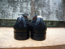 Load image into Gallery viewer, CHURCH’S BROGUES – BLACK - UK 10 – BURWOOD - UNWORN CONDITION
