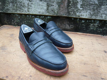 Load image into Gallery viewer, CHURCH’S  LOAFERS – NAVY BLUE – UK 6.5 – PEMBREY – EXCELLENT CONDITION
