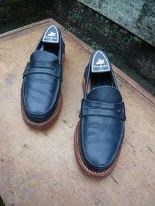 CHURCH’S  LOAFERS – NAVY BLUE – UK 6.5 – PEMBREY – EXCELLENT CONDITION