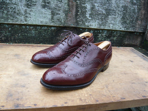 CHURCH’S VINTAGE BROGUES – BROWN - UK 10 – CANTERBURY - SUPERB CONDITION