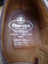 Load image into Gallery viewer, CHURCH’S VINTAGE BROGUES – BROWN - UK 10 – CANTERBURY - SUPERB CONDITION
