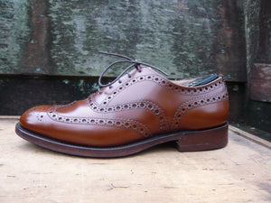 CHURCH’S BROGUES – BROWN / TAN - UK 7.5 – BURWOOD – EXCELLENT CONDITION