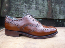 Load image into Gallery viewer, CHURCH’S BROGUES – BROWN / TAN - UK 7.5 – BURWOOD – EXCELLENT CONDITION
