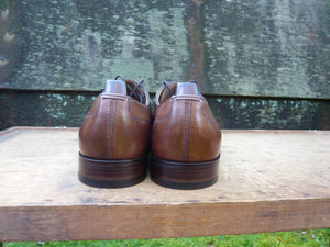 JOSEPH CHEANEY DERBY SHOES – BROWN / TAN  - UK 7 – WORN ONCE