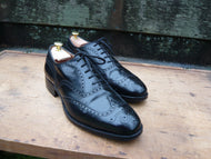 CHURCH’S VINTAGE BROGUES – BLACK –  UK 9 – NENE – EXCELLENT CONDITION