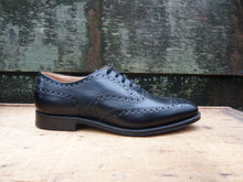 Load image into Gallery viewer, CHURCH’S BROGUES – BLACK CALF – UK 7 - BRISBANE – UNWORN CONDITION
