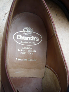 CHURCH’S OXFORD – BROWN / TAN - UK 8.5 – CONSUL - EXCELLENT CONDITION