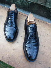 Load image into Gallery viewer, JOSEPH CHEANEY BROGUES – BLACK - UK 8 – EXCELLENT CONDITION
