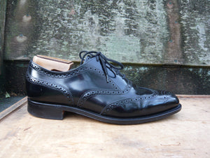 JOSEPH CHEANEY BROGUES – BLACK - UK 8 – EXCELLENT CONDITION