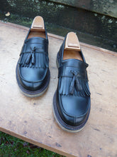 Load image into Gallery viewer, JOSEPH CHEANEY TASSEL LOAFERS – BLACK – UK 7 – SUPERB CONDITION
