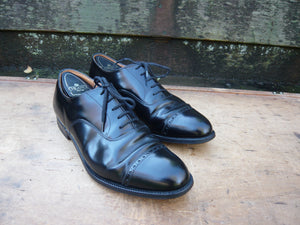 CHURCH’S VINTAGE BROGUES – BLACK - UK 8 – BARCROFT - EXCELLENT CONDITION