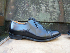 CHURCH’S VINTAGE BROGUES – BLACK - UK 8 – BARCROFT - EXCELLENT CONDITION