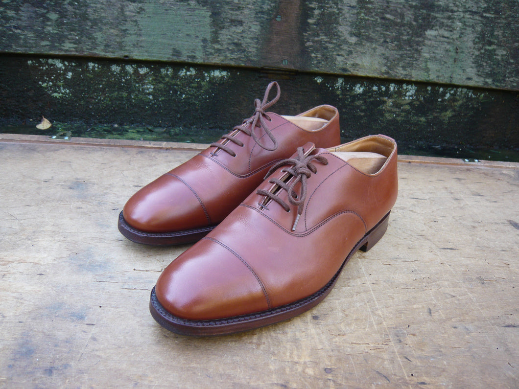 CHURCH’S OXFORD – BROWN / TAN – UK 8 – SUPERB CONDITION