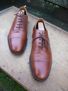 CHURCH’S OXFORD – BROWN / TAN – UK 8 – SUPERB CONDITION