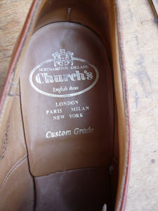 CHURCH’S OXFORD – BROWN / TAN – UK 8 – SUPERB CONDITION