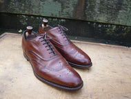 CHURCH’S BROGUES – BROWN / TAN - UK 8.5 – GUNTHORPE – VERY GOOD CONDITION