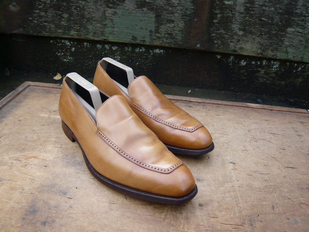 CROCKETT & JONES LOAFERS – BROWN / TAN – UK 8 – EXCELLENT CONDITION