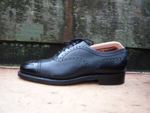 CHURCH’S BROGUES – BLACK – UK 8.5 – CHEPSTOW -  WORN ONCE