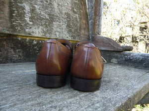 CHURCH’S TASSEL LOAFERS – BROWN / TAN NEVADA CALF – UK 10.5 – LOWDEN – UNWORN CONDITION