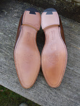 Load image into Gallery viewer, CHURCH’S TASSEL LOAFERS – BROWN / TAN NEVADA CALF – UK 10.5 – LOWDEN – UNWORN CONDITION
