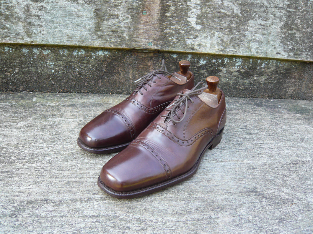 JOSEPH CHEANEY VINTAGE BROGUES – BROWN – UK 7 – HOGAN - EXCELLENT CONDITION