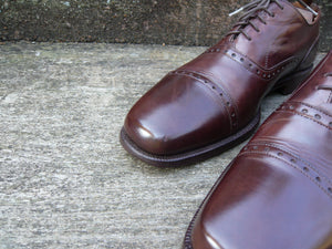 JOSEPH CHEANEY VINTAGE BROGUES – BROWN – UK 7 – HOGAN - EXCELLENT CONDITION