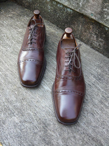 JOSEPH CHEANEY VINTAGE BROGUES – BROWN – UK 7 – HOGAN - EXCELLENT CONDITION