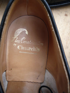 CHURCH’S BROGUES – BLACK CAVIAR CALF - UK 9 – BURSTOCK - SUPERB CONDITION