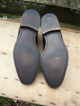 Load image into Gallery viewer, CHURCH’S BROGUES – BLACK CAVIAR CALF - UK 9 – BURSTOCK - SUPERB CONDITION
